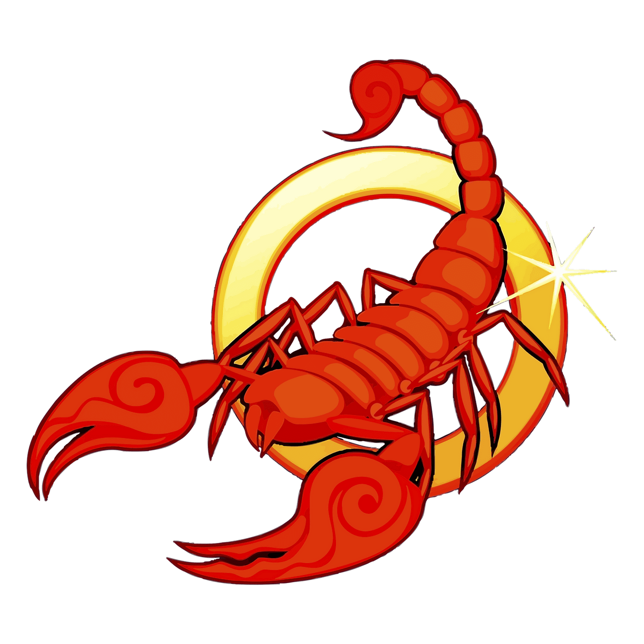 Scorpio symbol png sticker, astrology