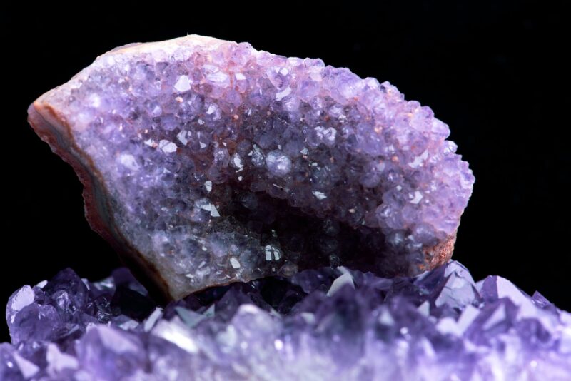 nature purple rock stone