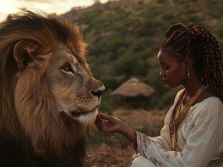 The Lion’s Whisker—A Folktale from Ethiopia