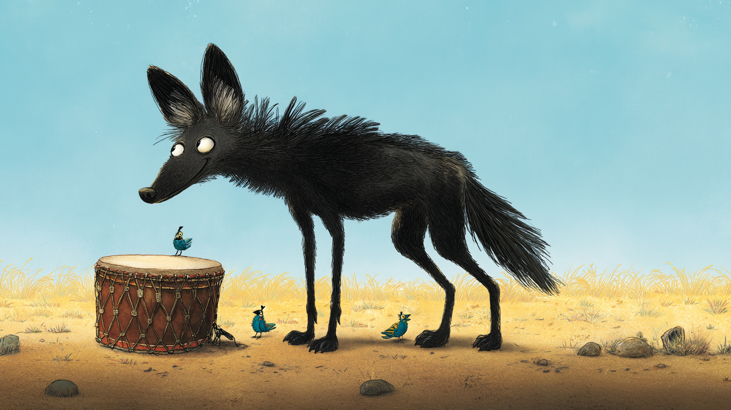 The Jackal and the Drum — A Folktale from East Africa